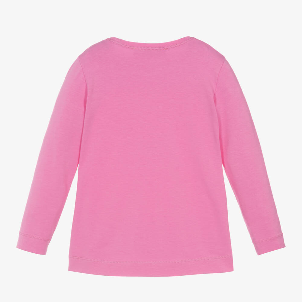 Monnalisa-توب قطن لون زهري للبنات | Childrensalon Outlet