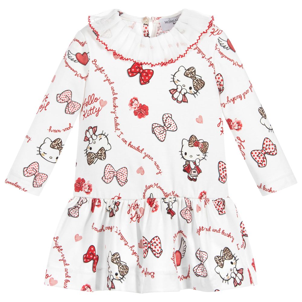 Monnalisa Girls Pink Hello Kitty Dress Childrensalon Outlet Explore the supercute world of sanrio, home to hello kitty, my melody, kuromi, aggretsuko, gudetama, and more! girls pink hello kitty dress