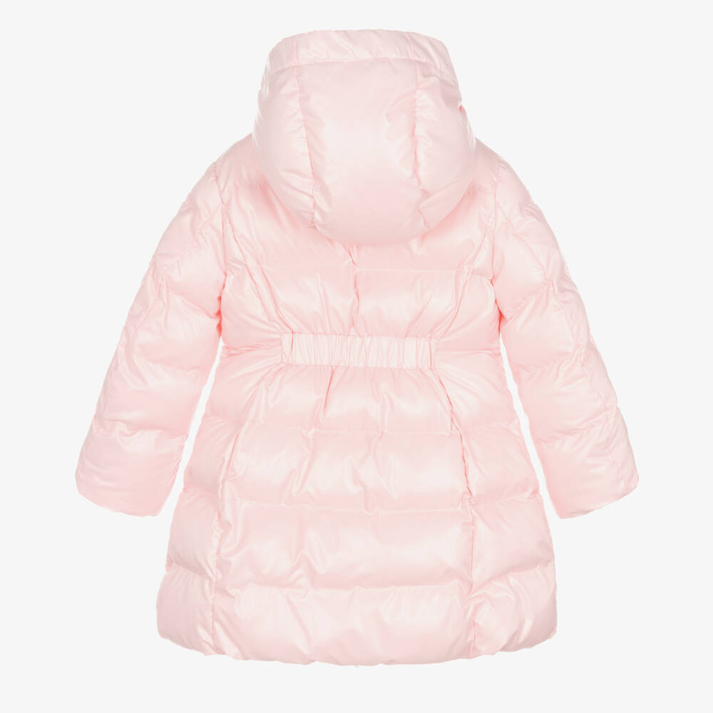 موناليزا-معطف بافر هودي لون زهري للبنات | Childrensalon Outlet