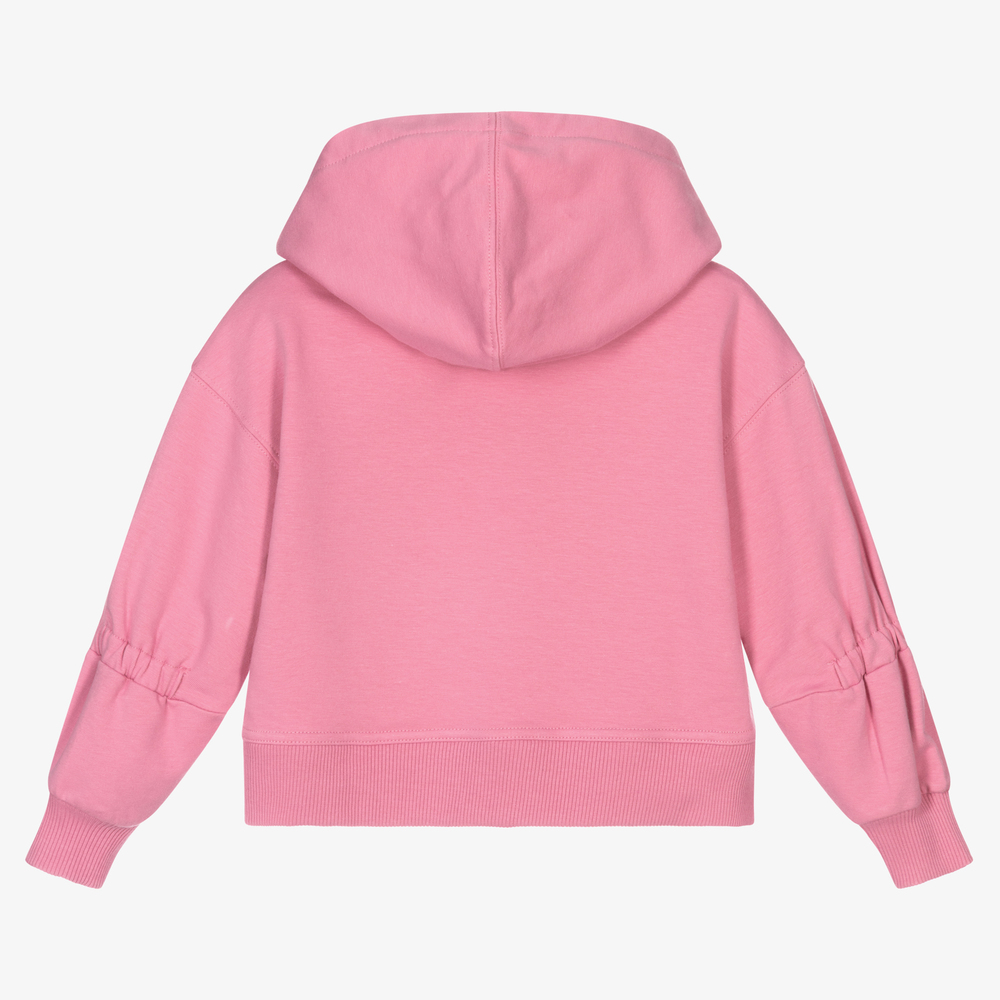 Monnalisa-Розовая худи для девочек | Childrensalon Outlet