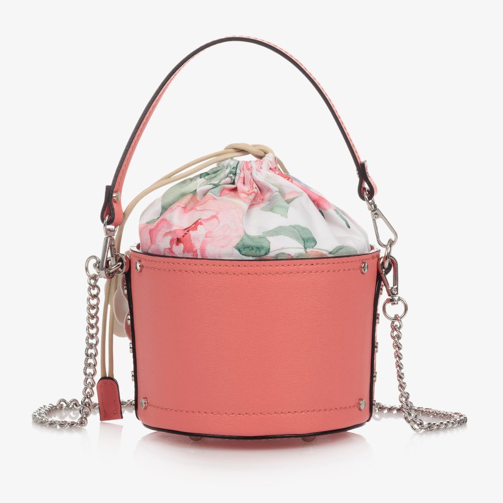 Monnalisa-Girls Pink Shoulder Bag (14cm) | Childrensalon Outlet