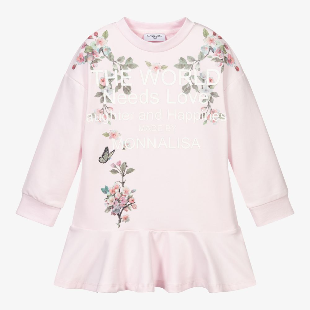 Monnalisa - Robe-sweat rose Fille | Childrensalon