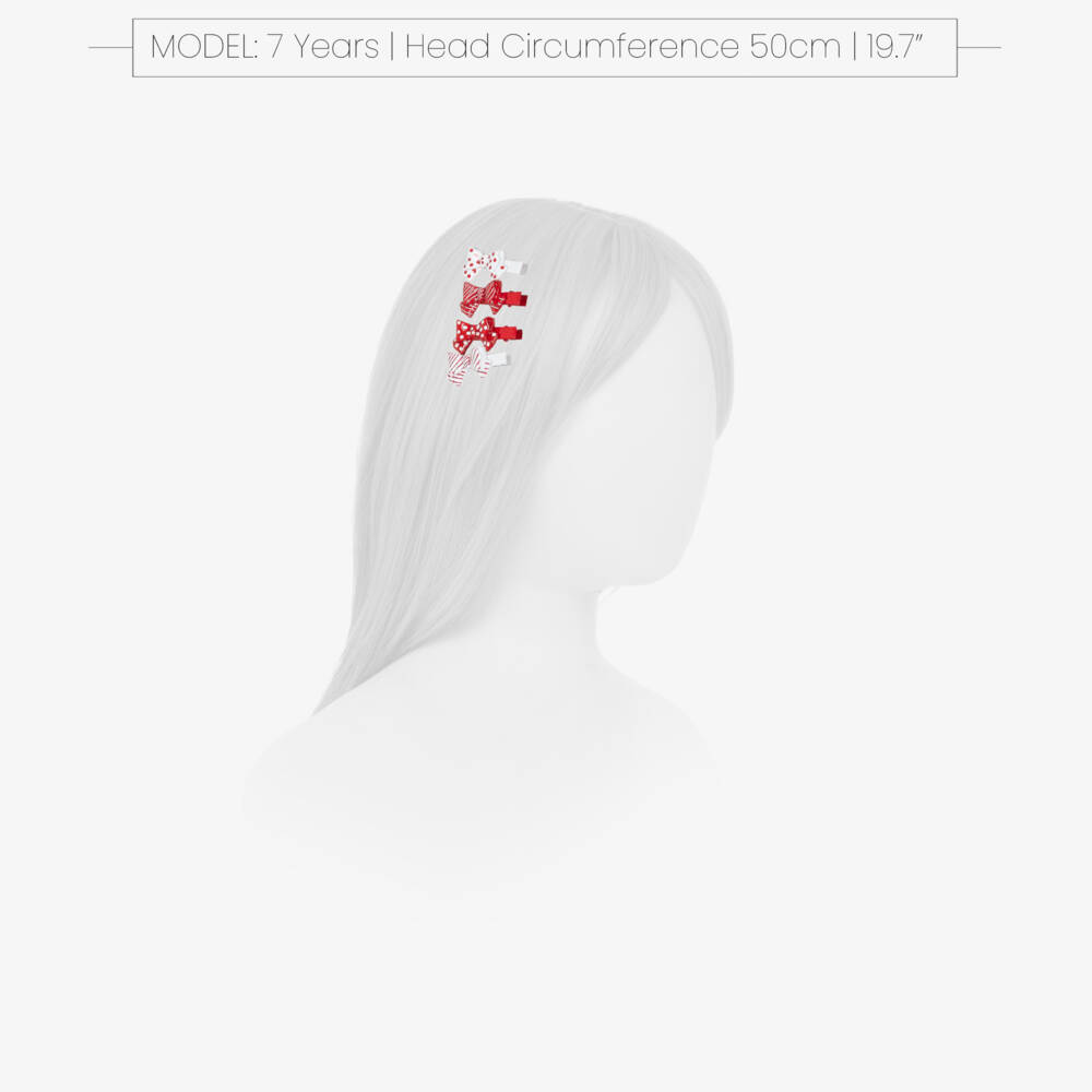 Monnalisa-مشابك شعر مرحة بنقاط بولكا للبنات | Childrensalon Outlet