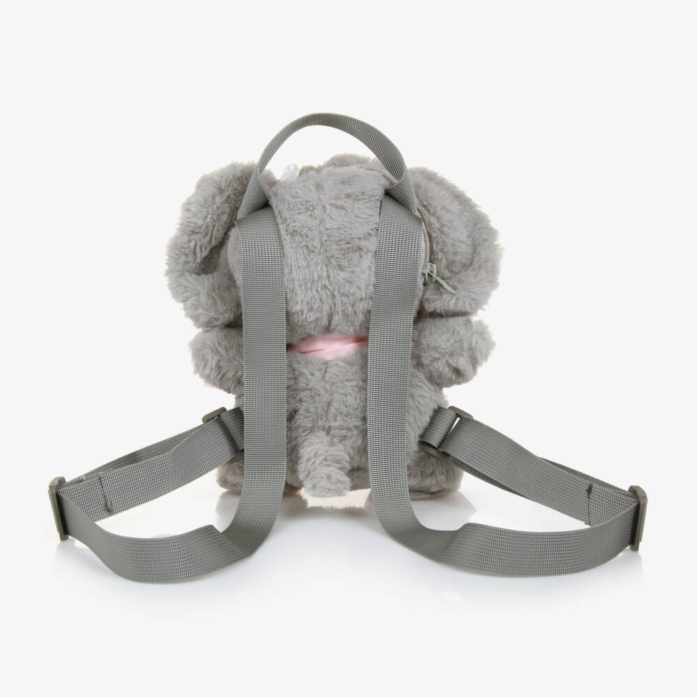 Monnalisa-Girls Plush Elephant Rucksack | Childrensalon Outlet