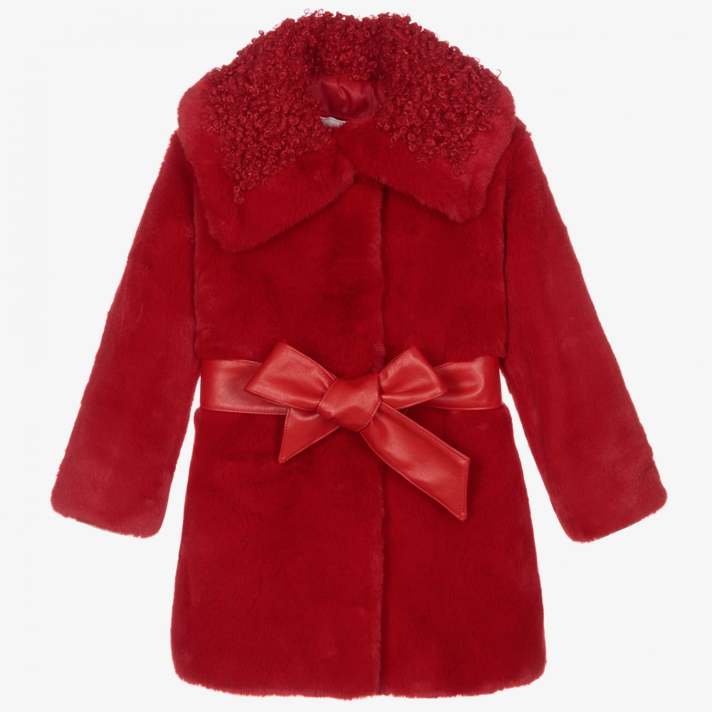 Manteau fausse fourrure best sale fille 10 ans