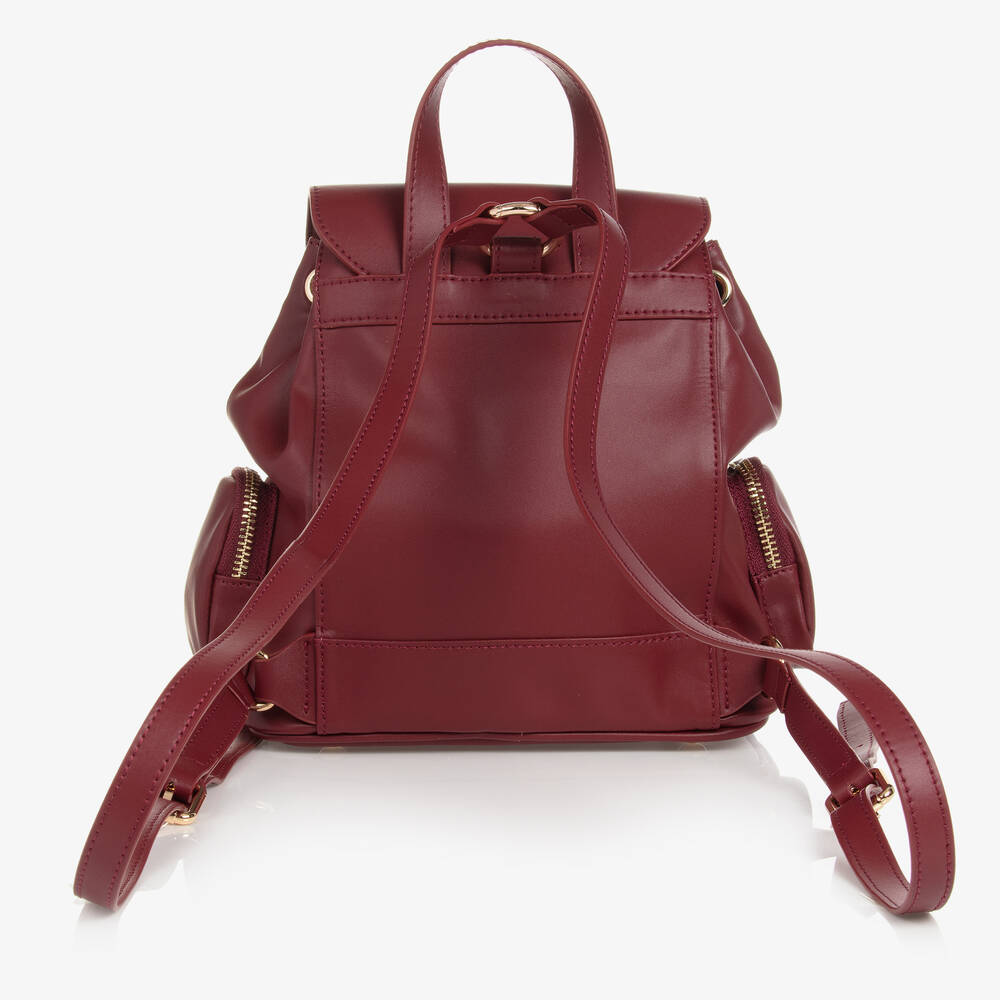 Sac a best sale dos rouge cuir