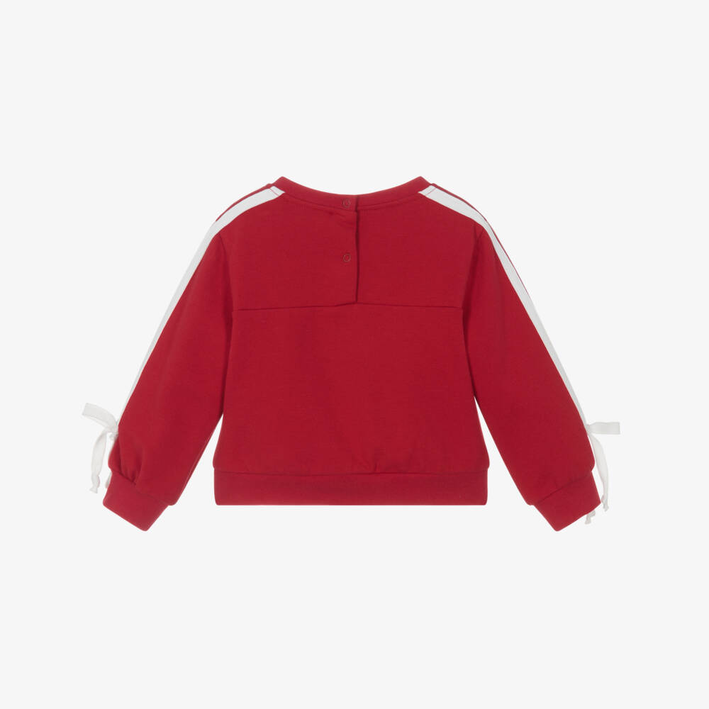 Monnalisa-Красный свитшот с Минни Маус для девочек | Childrensalon Outlet