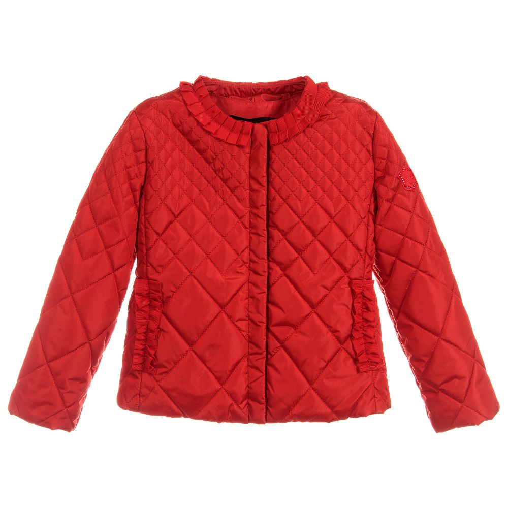 Red hotsell jacket girl