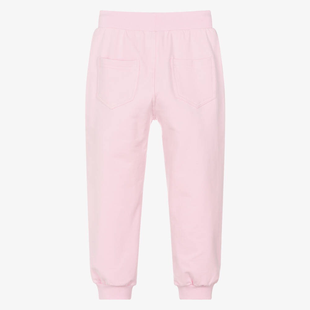 Monnalisa-Girls Rosy Floral Jersey Trousers | Childrensalon Outlet