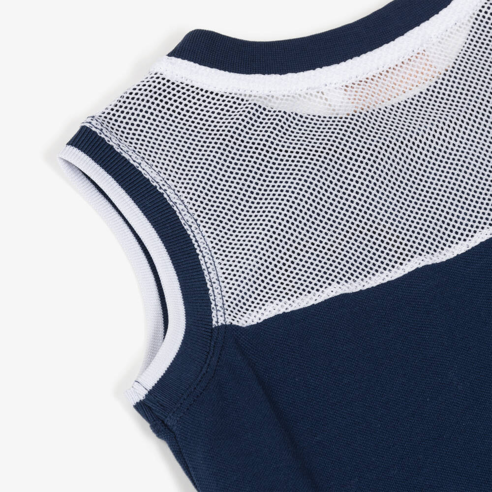 Monnalisa-Майка без рукавов с сапфировым сердцем для девочек | Childrensalon Outlet