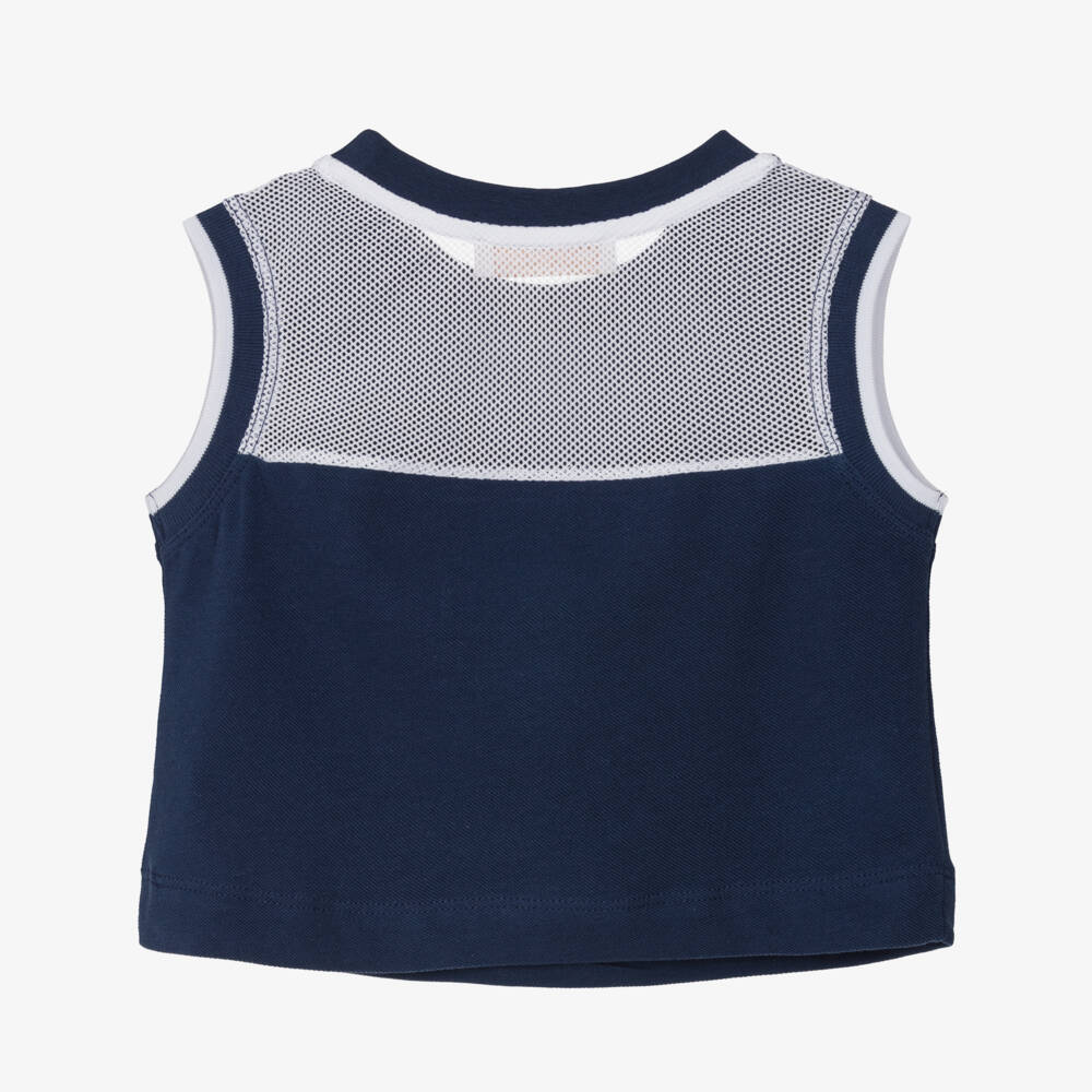 Monnalisa-Майка без рукавов с сапфировым сердцем для девочек | Childrensalon Outlet