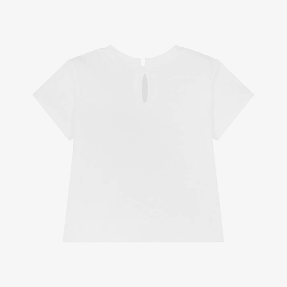 Monnalisa-Girls Soft Cotton Daisy Delight Tee | Childrensalon Outlet