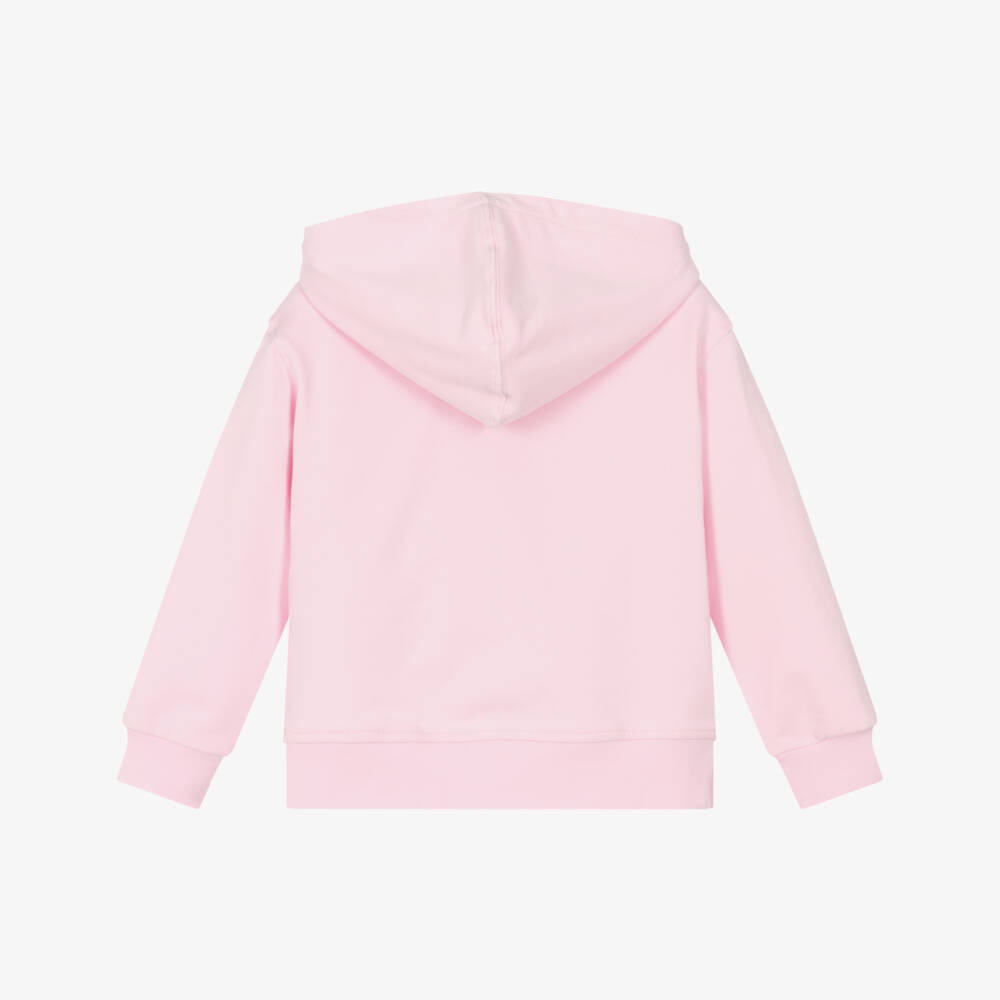Monnalisa-Girls Soft Pink Bambi Hoodie | Childrensalon Outlet