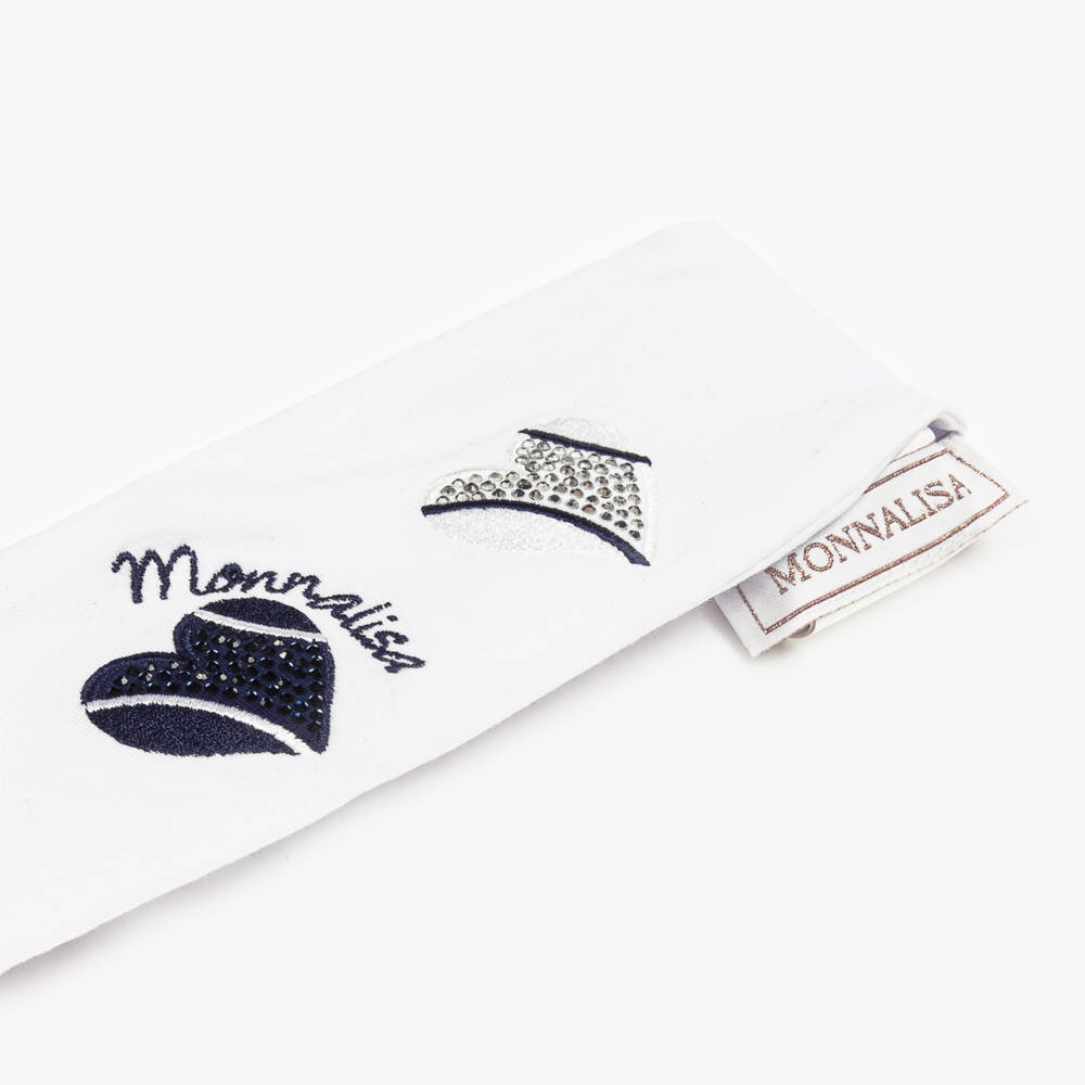 Monnalisa-Мягкая белая повязка для девочек | Childrensalon Outlet