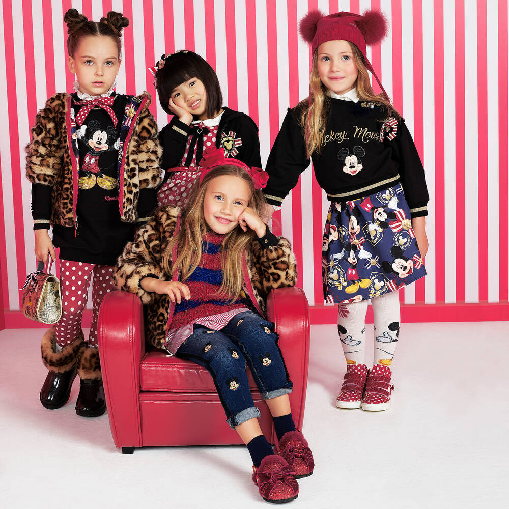 Monnalisa-Girls Sparkly Knitted Sweater | Childrensalon Outlet