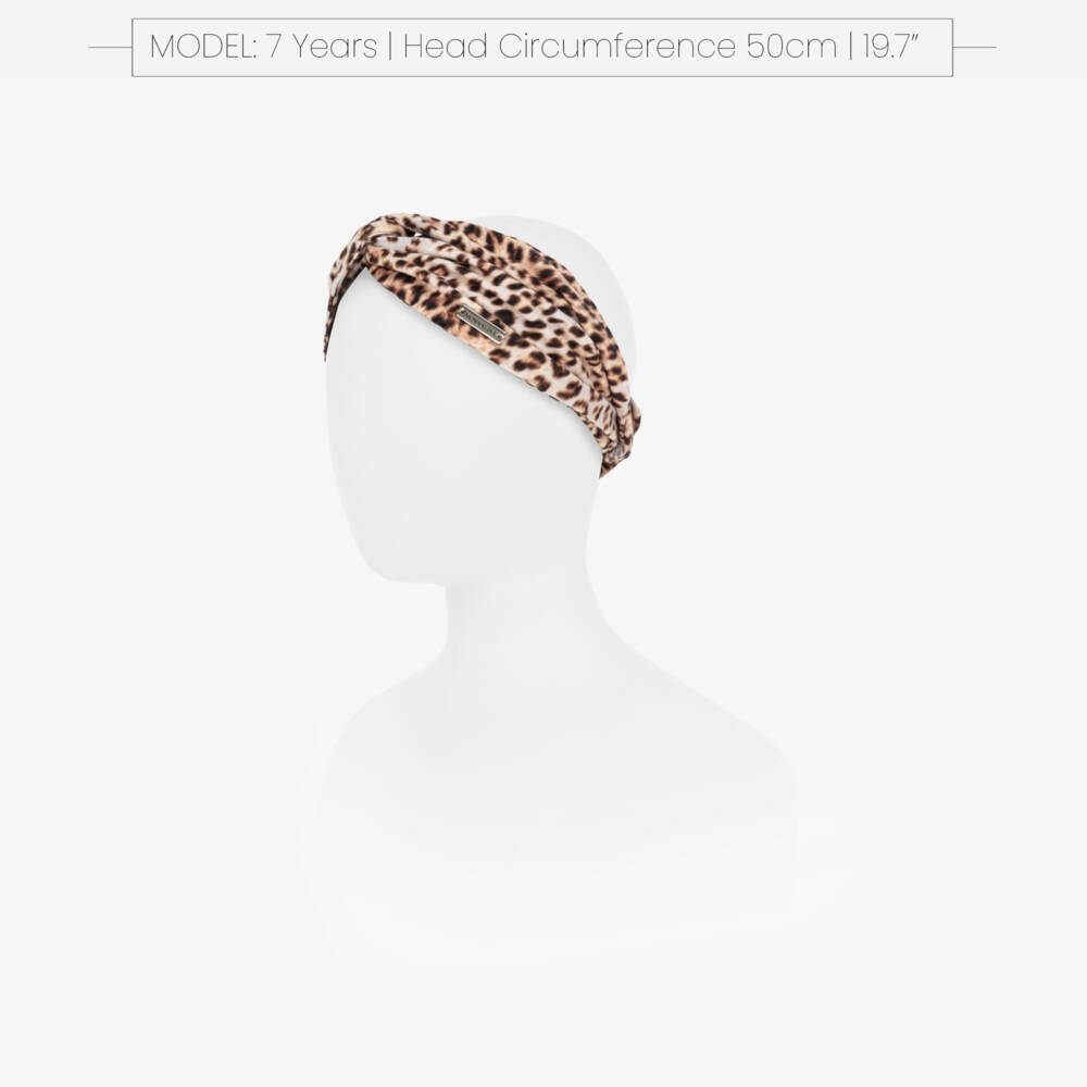 Monnalisa-Girls Taupe Wildcat Hairband | Childrensalon Outlet