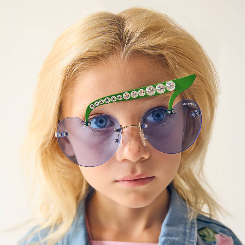Monnalisa-Girls UV Shield Cherry Shades | Childrensalon Outlet