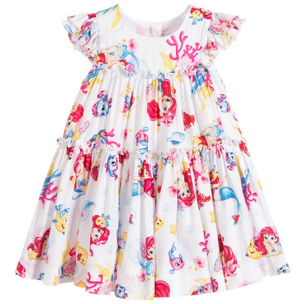 Monnalisa Bebé - Girls Viscose Disney Dress | Childrensalon