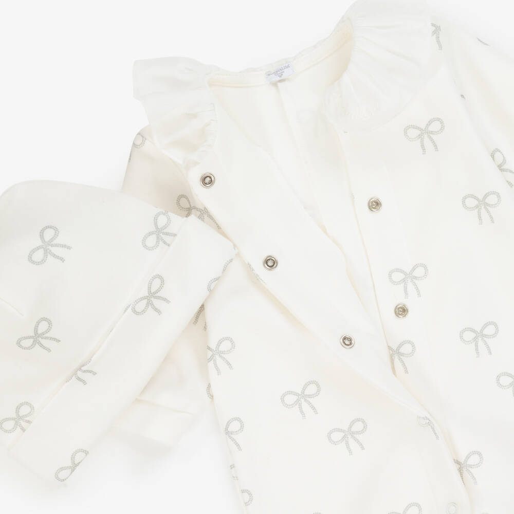 Monnalisa-Комплект хлопковый с бантиками для девочек | Childrensalon Outlet