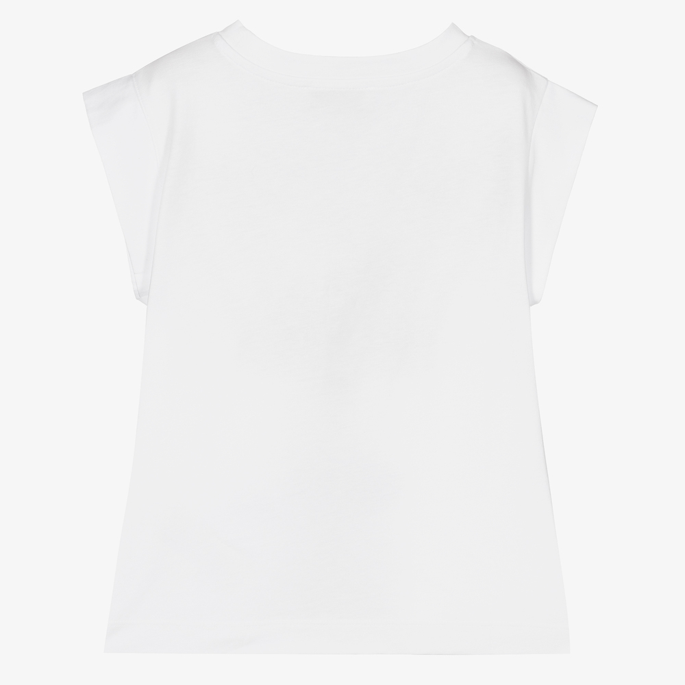 Monnalisa-Белая футболка Disney для девочек | Childrensalon Outlet