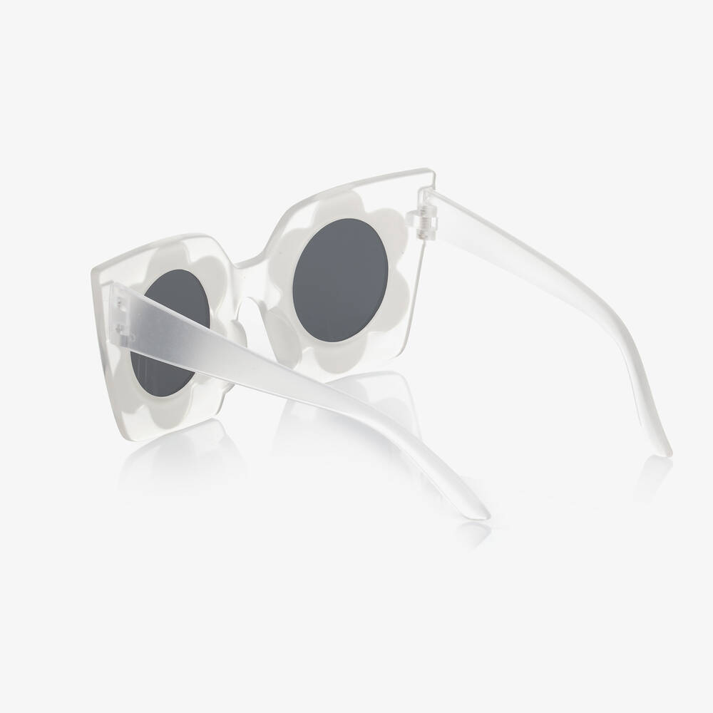 Girls white sunglasses outlet