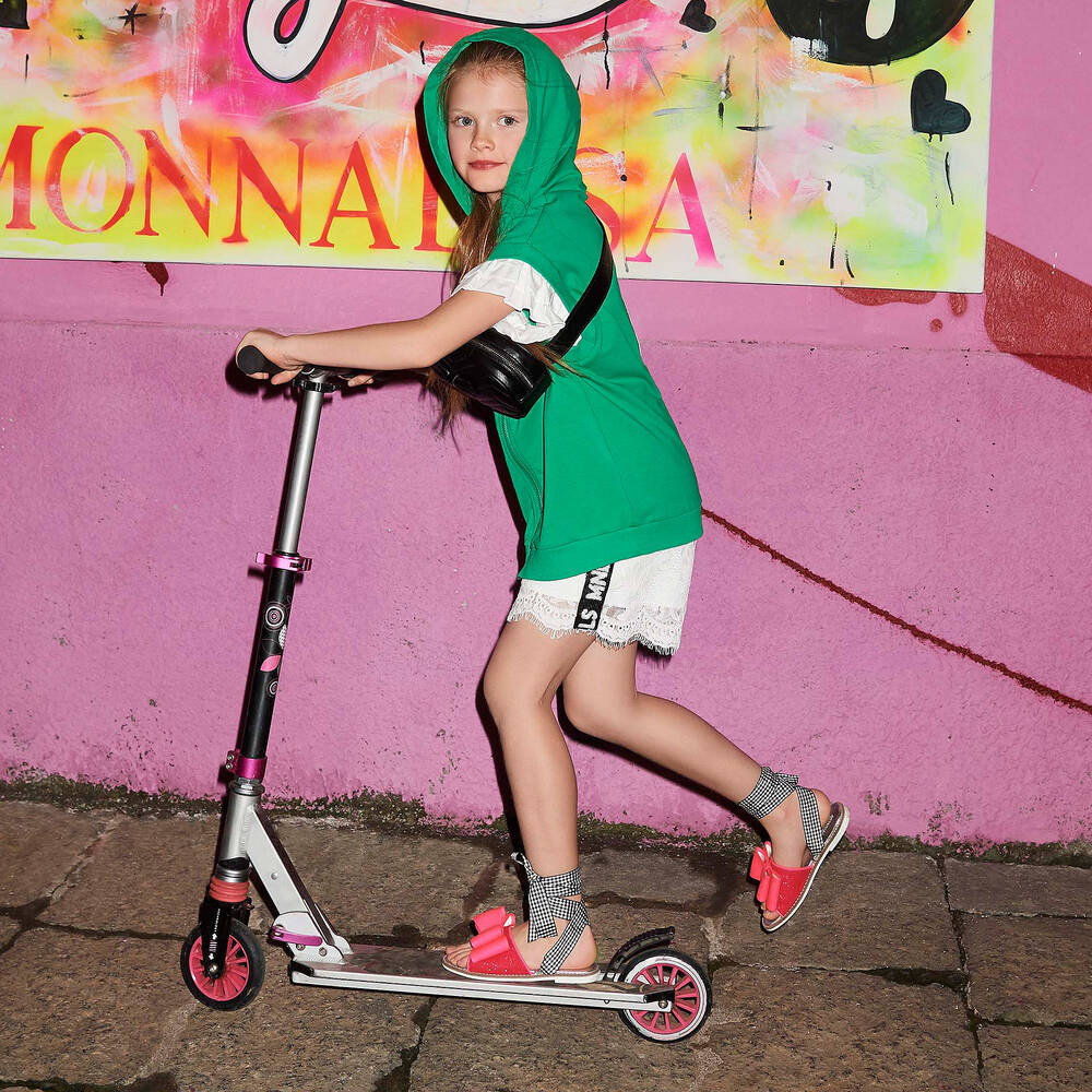 Monnalisa-Girls White Lace Shorts | Childrensalon Outlet