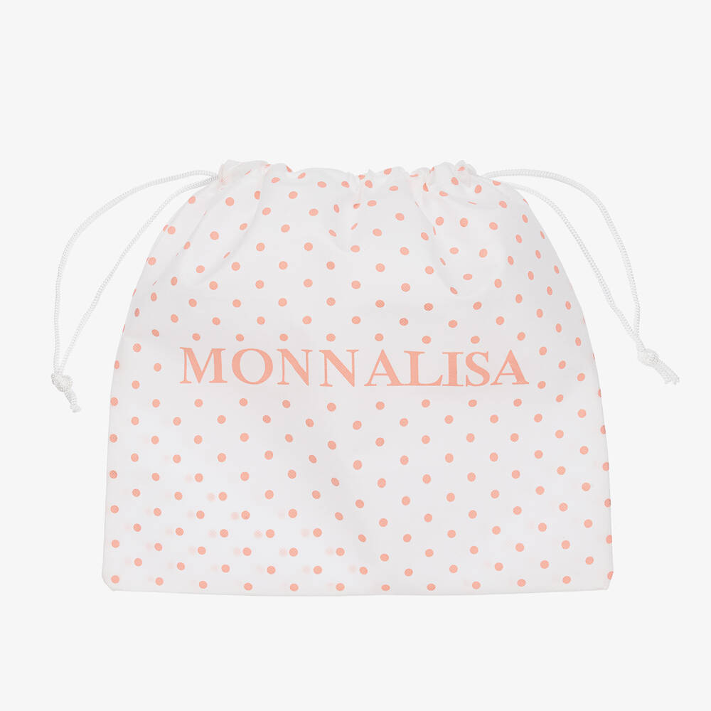 Monnalisa Girls White Quilted Jelly Bag 19cm Childrensalon Outlet