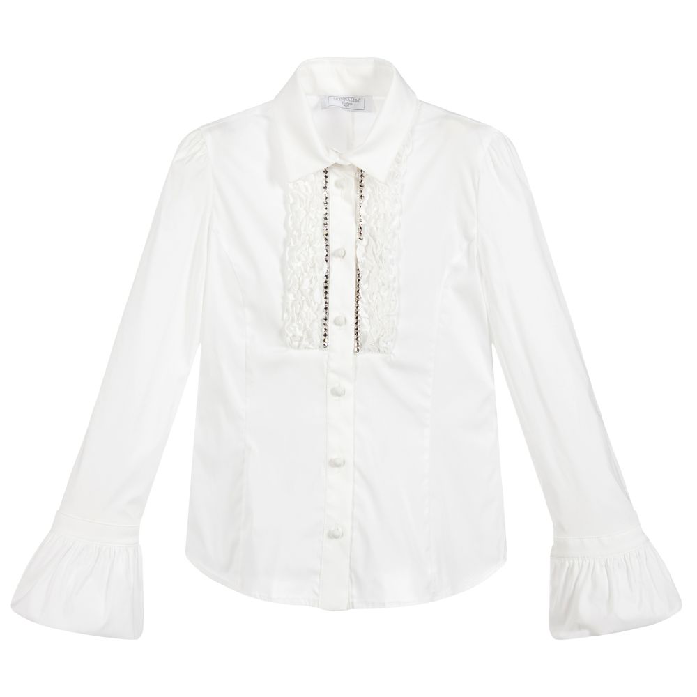 Girls ruffle shirt on sale