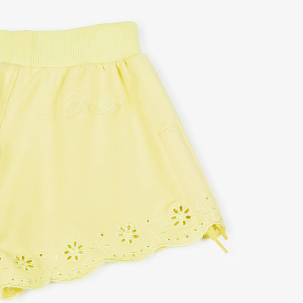 Monnalisa-Желтые шорты для девочек | Childrensalon Outlet