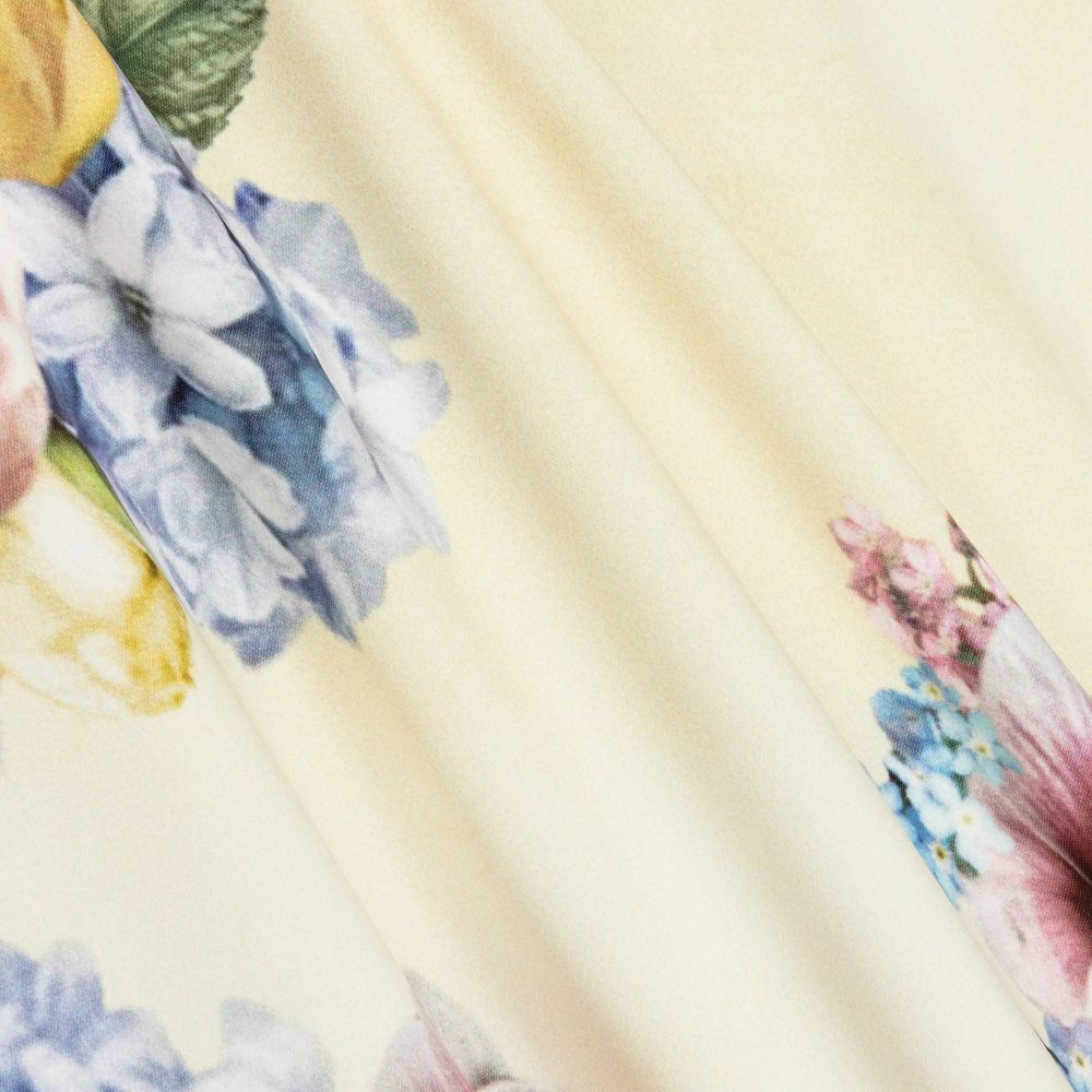 Monnalisa Chic-بلوز لون أصفر بطبعة ورود | Childrensalon Outlet