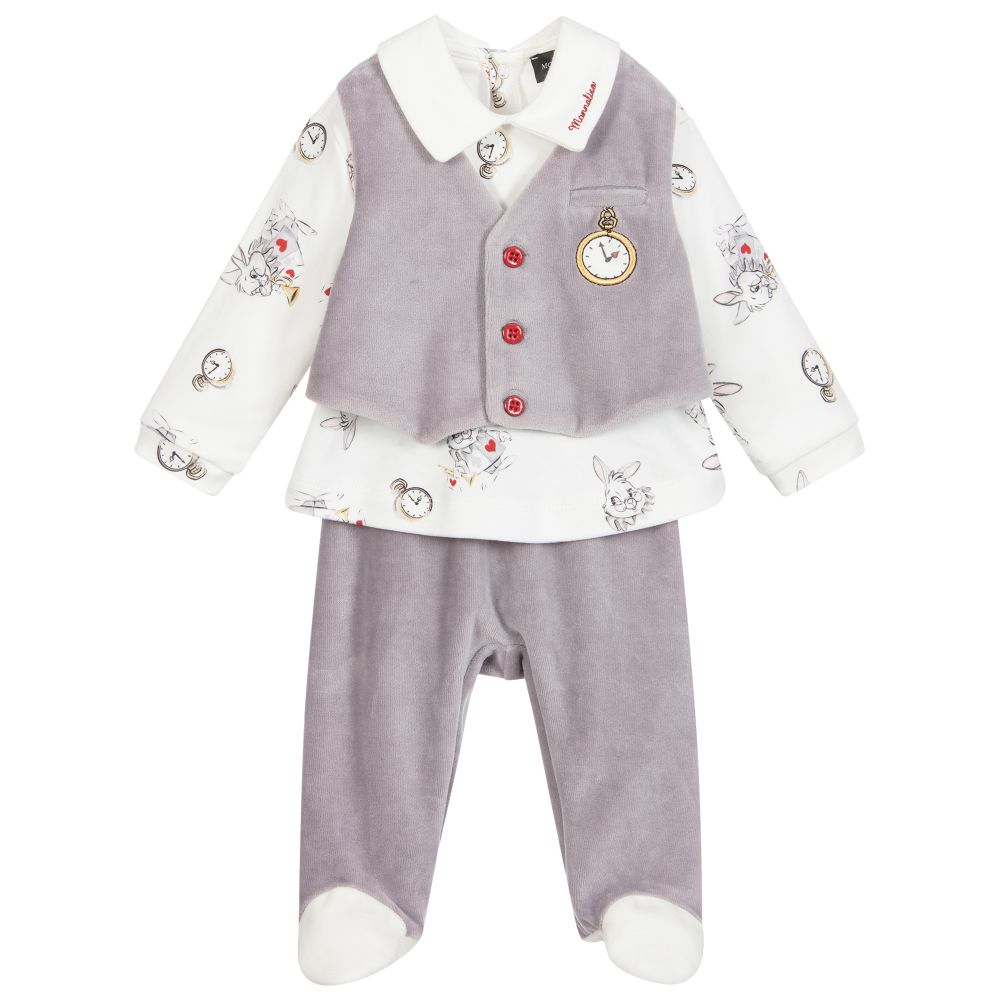 Monnalisa - Ensemble 2 pièces gris Bébé | Childrensalon