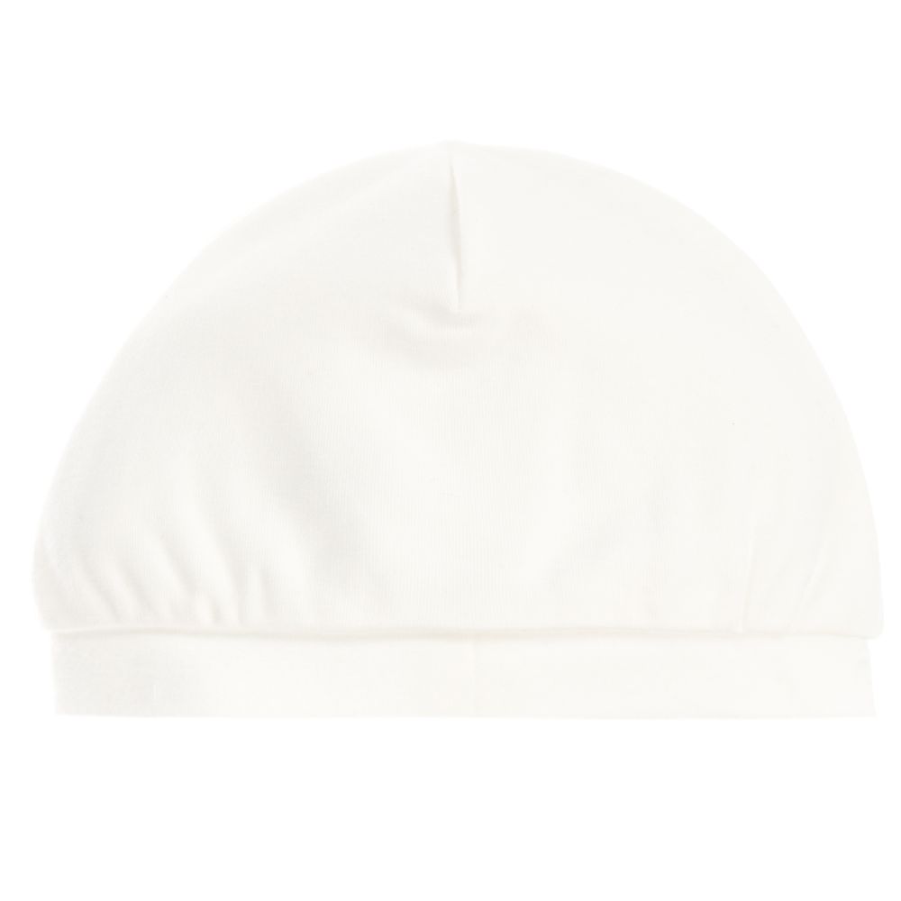 Monnalisa Bonnet Ivoire En Coton Bebe Childrensalon Outlet Monnalisa Bonnet Ivoire En Coton Bebe Childrensalon Outlet