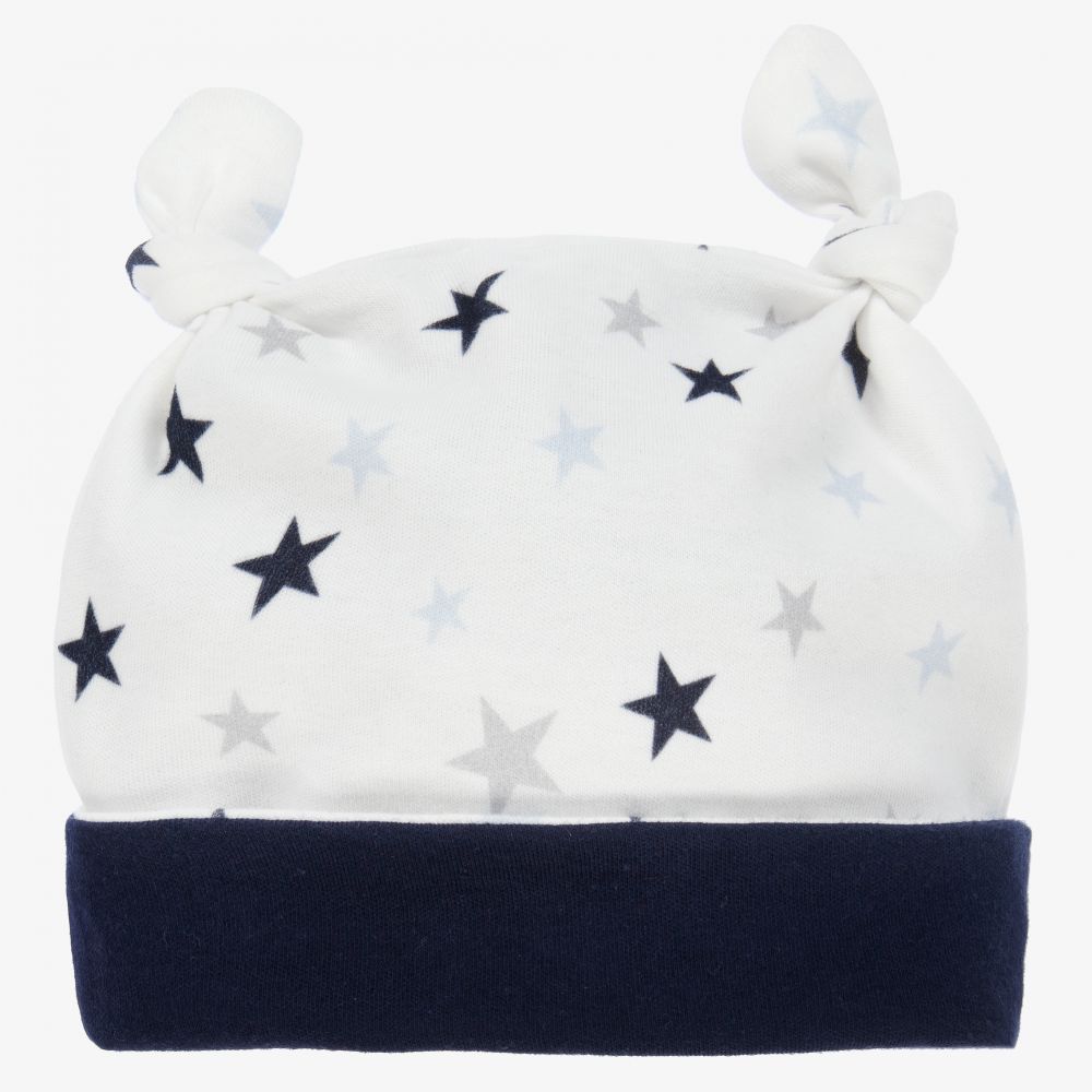 موناليزا-قبعة قطن لون عاجي للأطفال | Childrensalon Outlet