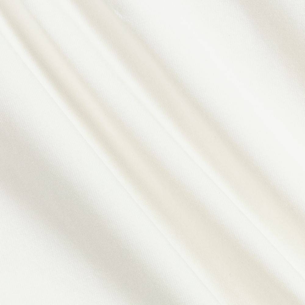 Monnalisa-Ivory Cotton Jersey Top | Childrensalon Outlet