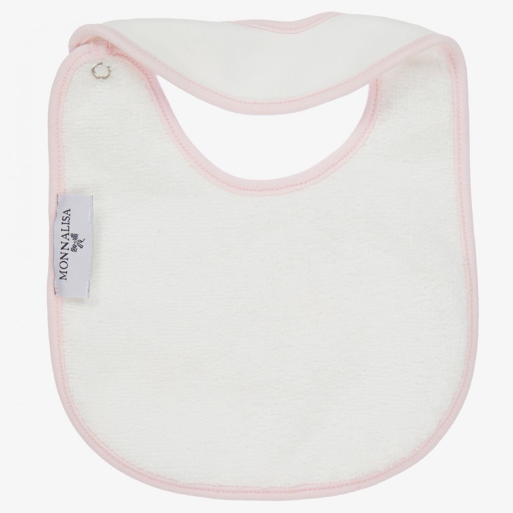 موناليزا-مريلة قطن لون عاجي للمولودات | Childrensalon Outlet