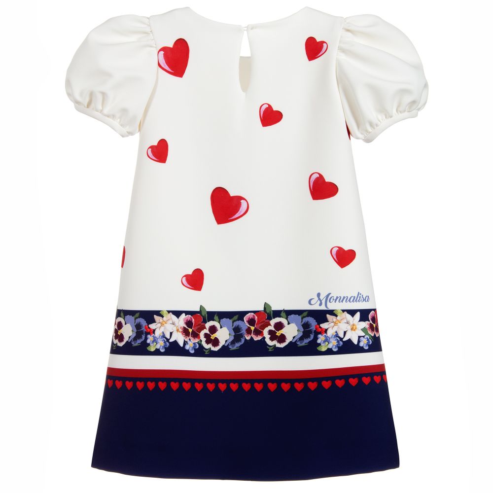 Monnalisa-Ivory Disney Jersey Dress | Childrensalon Outlet