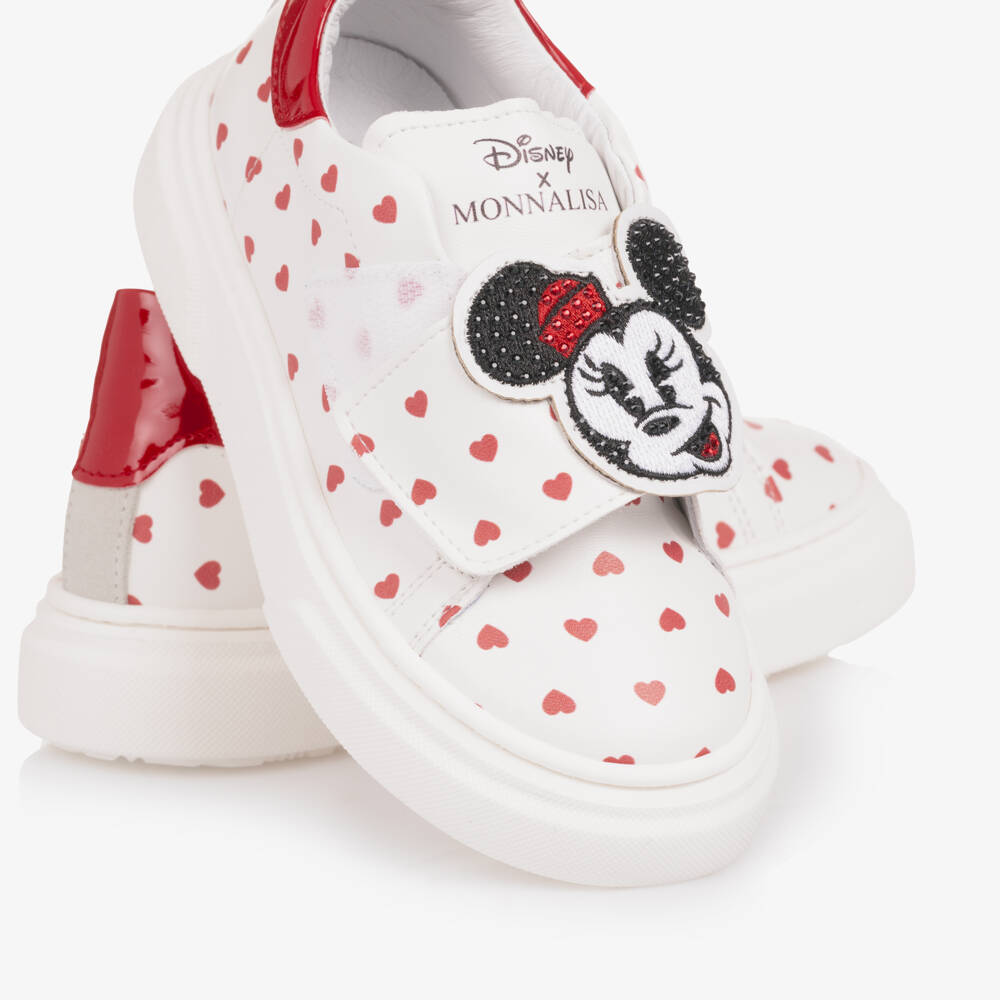Monnalisa-Ivory Disney Trainers | Childrensalon Outlet