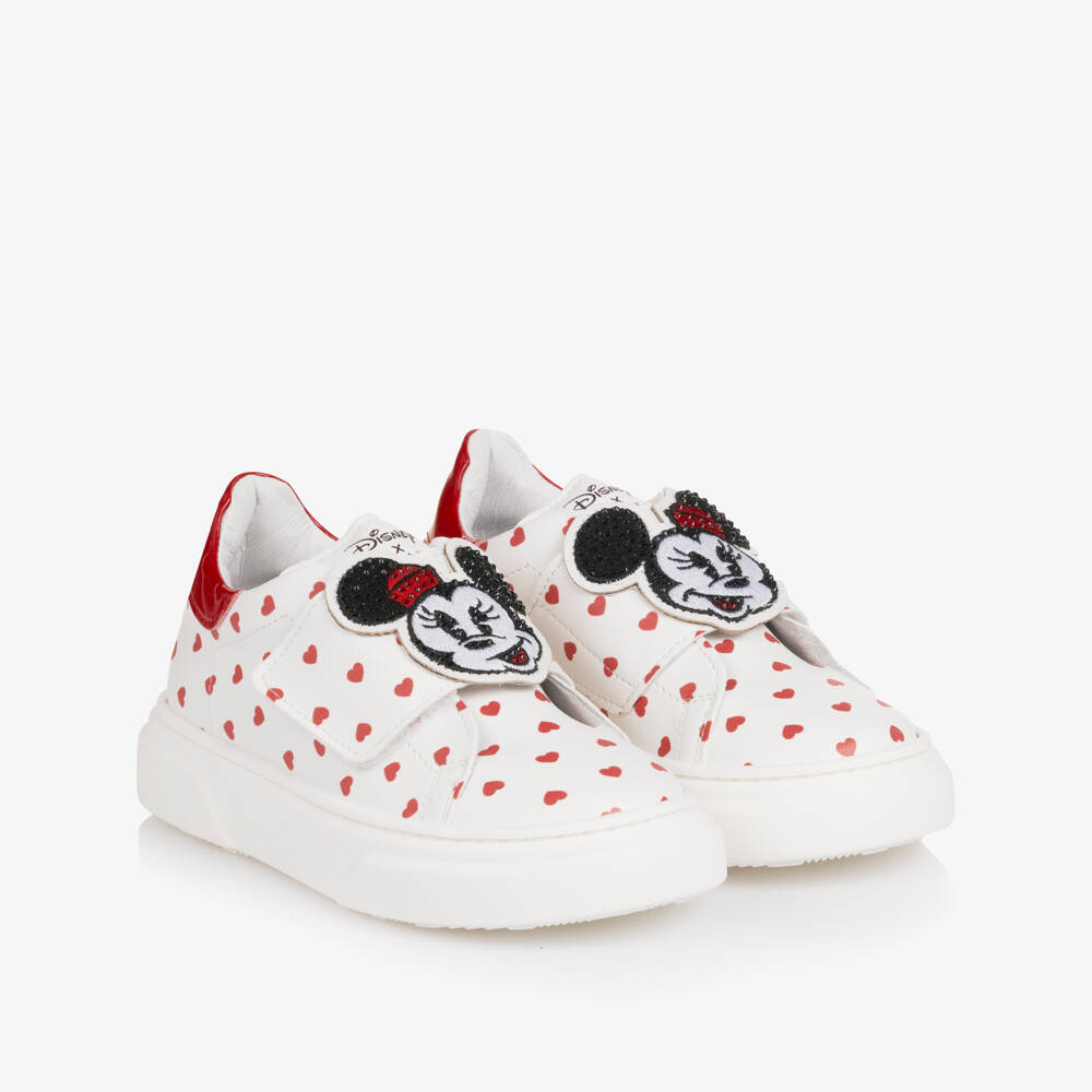 Monnalisa-Ivory Disney Trainers | Childrensalon Outlet