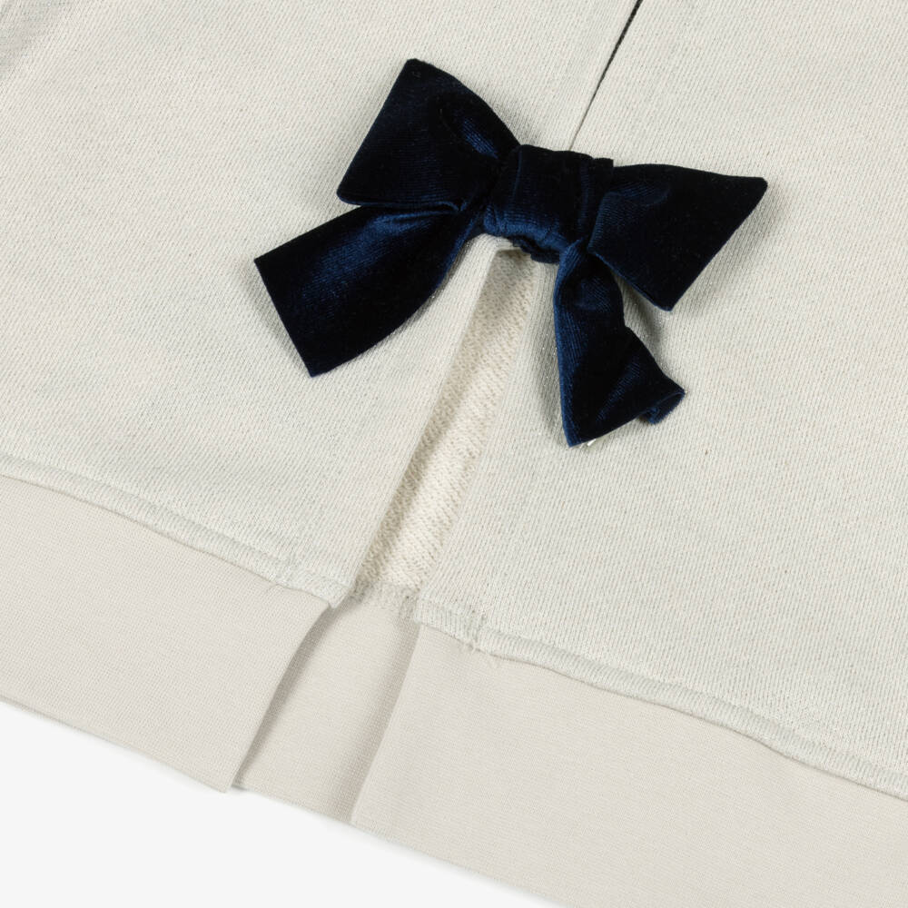 Monnalisa-Ivory Minnie Mouse Sweatshirt | Childrensalon Outlet