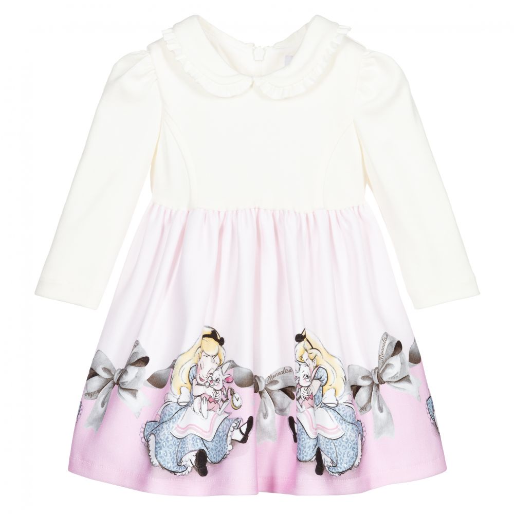 Monnalisa alice best sale in wonderland dress
