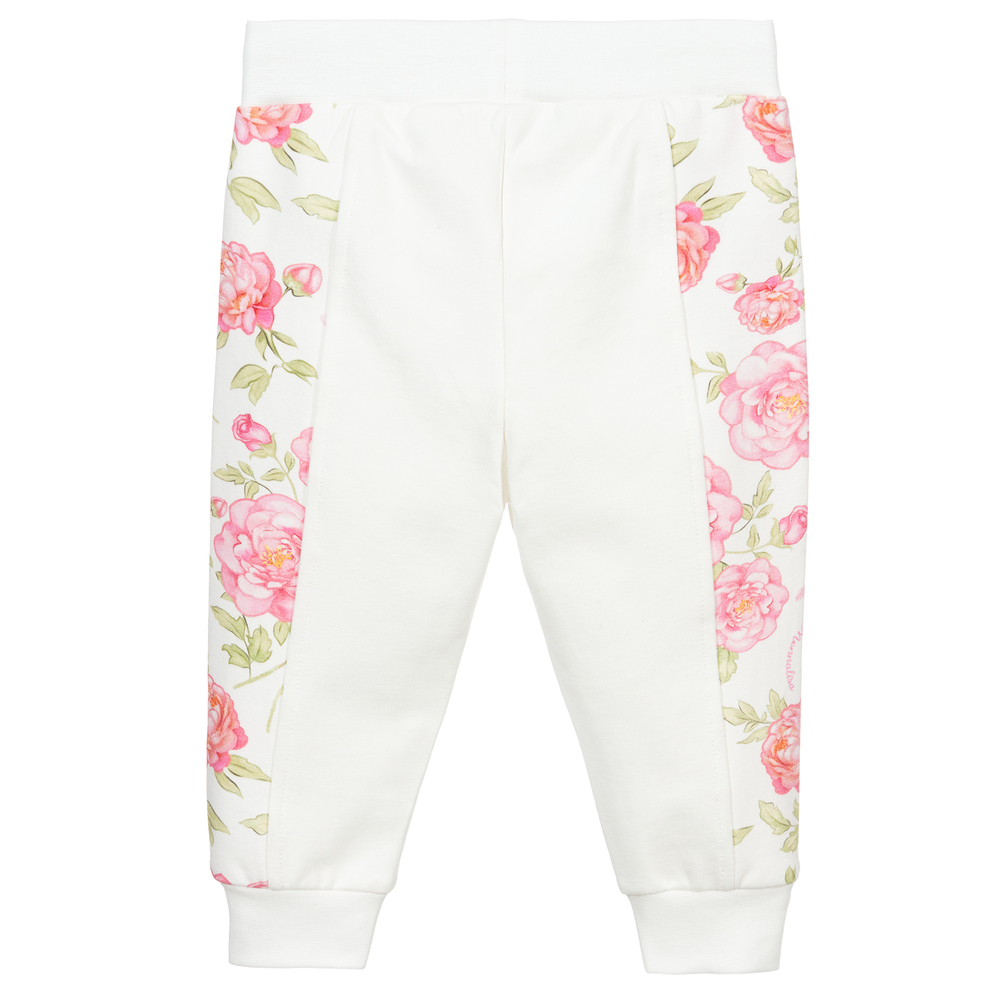 joggers with roses