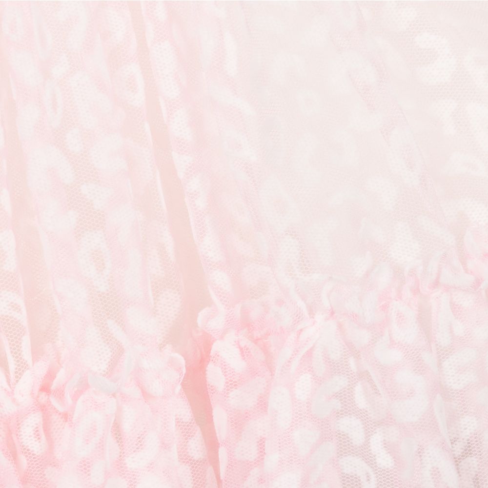 Monnalisa-Ivory & Pink Tulle Skirt Dress | Childrensalon Outlet