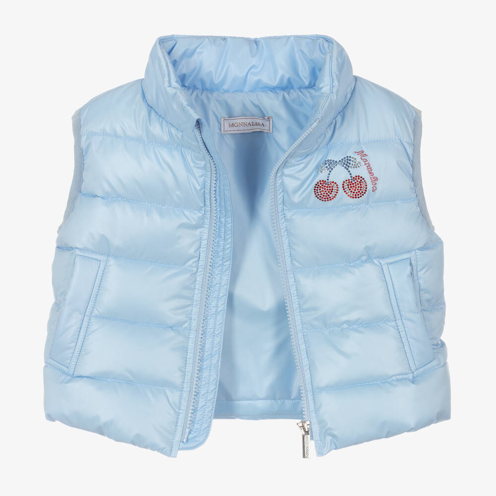 Pale blue puffer shop