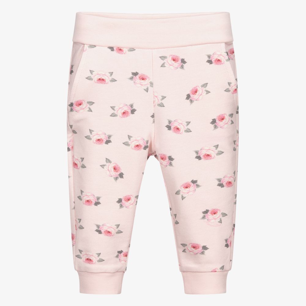 Monnalisa - Pantalon de jogging rose coton | Childrensalon