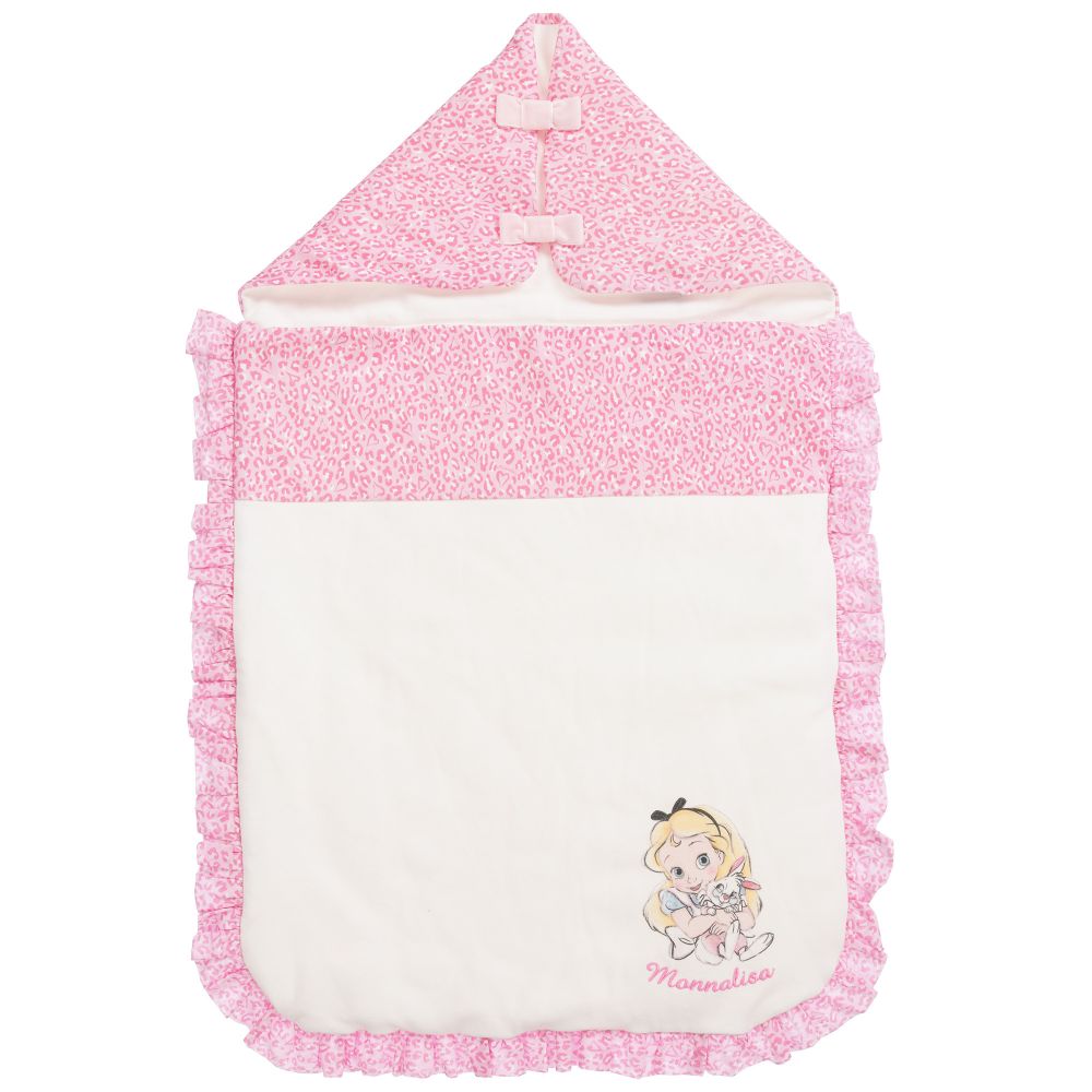 Monnalisa - Розовый конверт для новорожденных Disney (74 см) | Childrensalon
