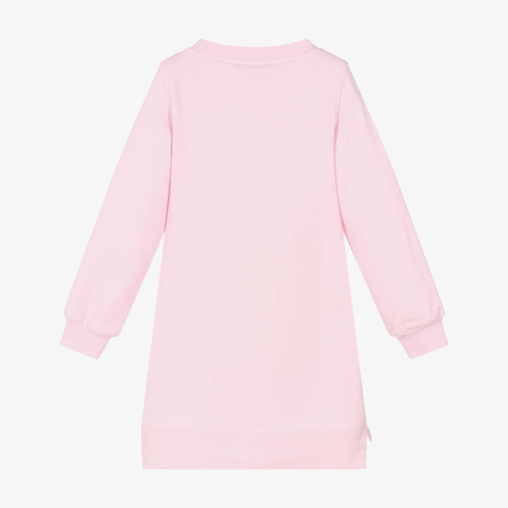 Monnalisa-فستان محبوك وردي بنقشة بامبي | Childrensalon Outlet