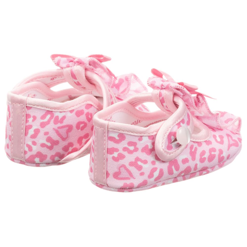 Monnalisa-Pink Leopard Pre-Walkers | Childrensalon Outlet