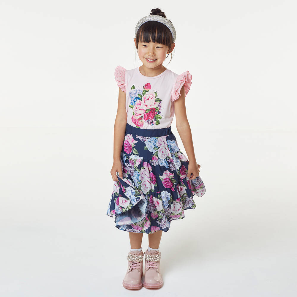 Monnalisa-Pink Patent Leather Boots | Childrensalon Outlet