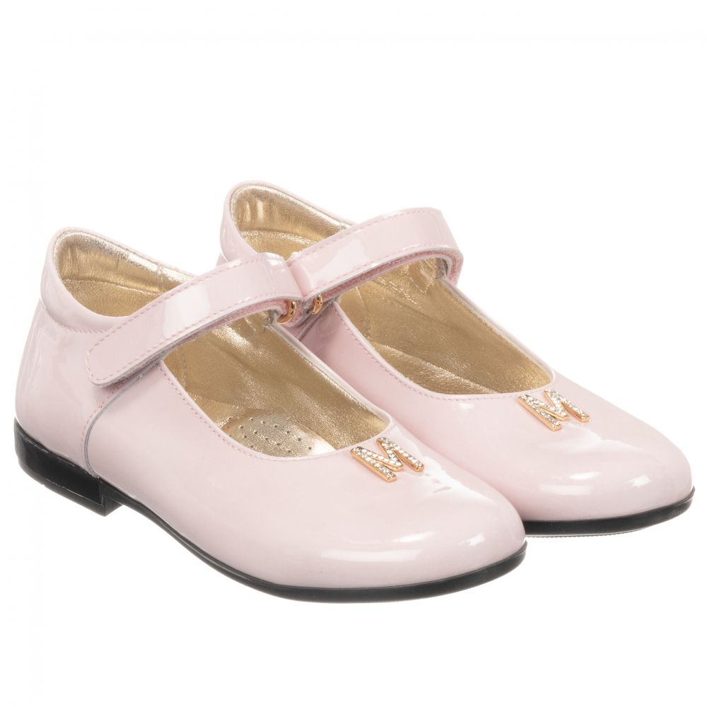 Monnalisa - Pink Patent Leather Shoes | Childrensalon