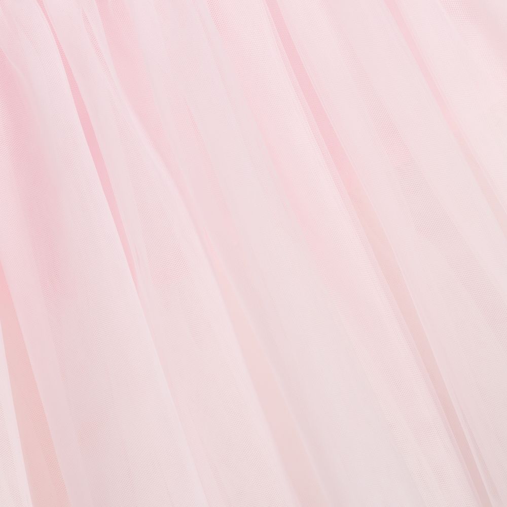 Monnalisa Chic-Pink Sequin & Tulle Dress | Childrensalon Outlet
